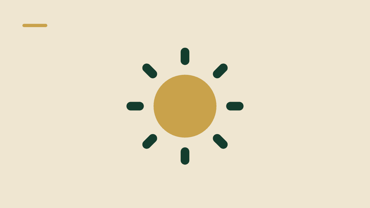 Illustration af en sol
