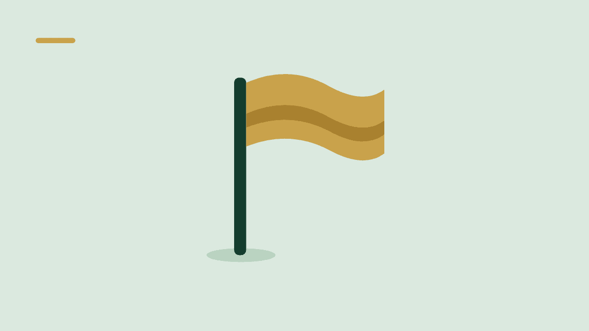 Illustration af et flag