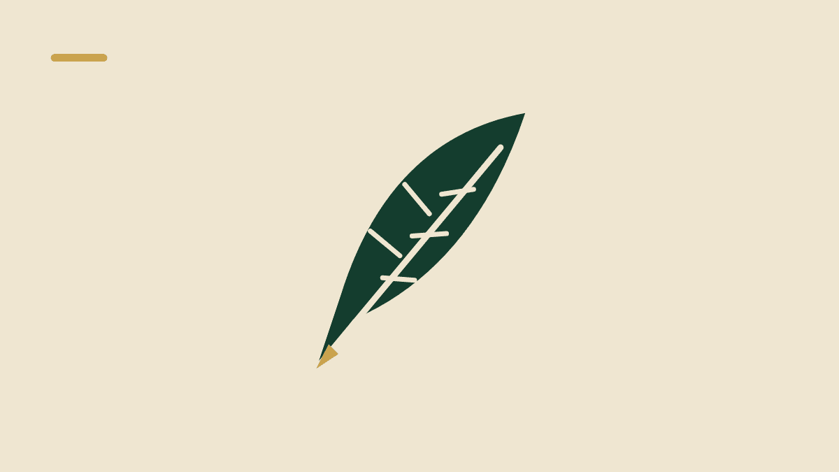 Illustration af en fjer