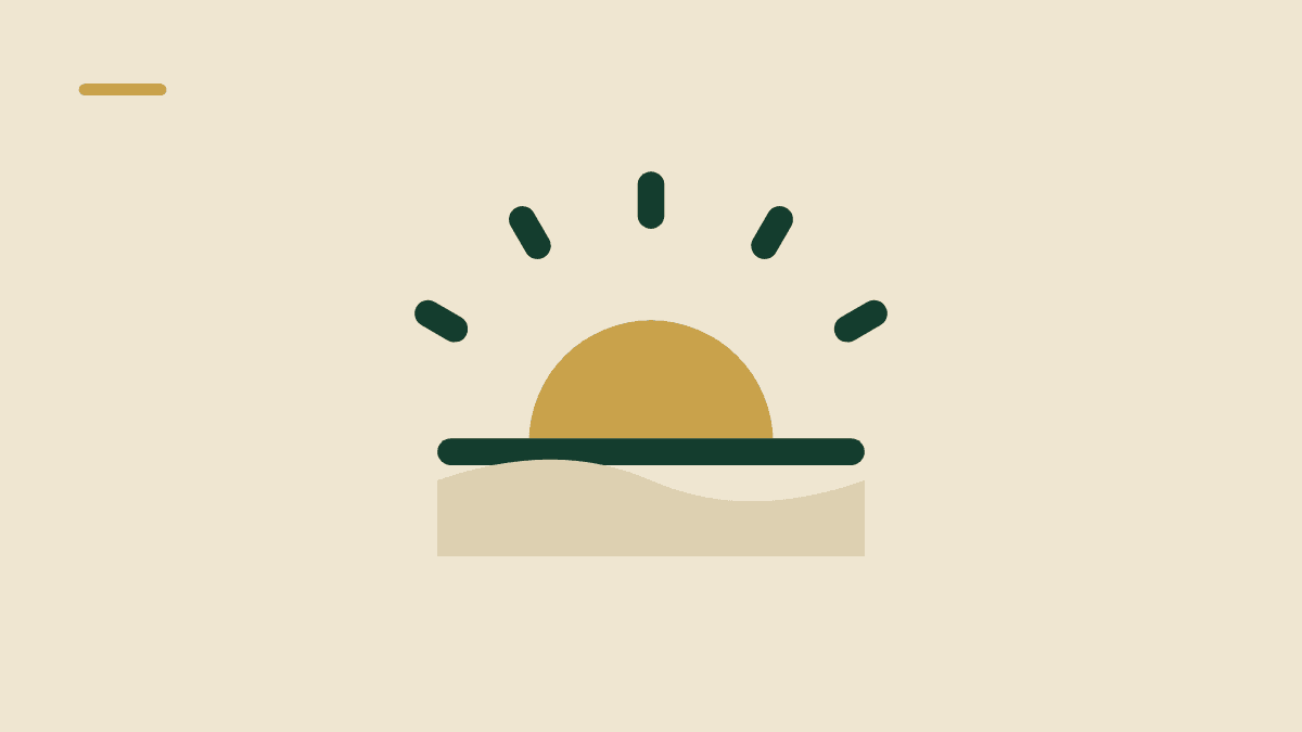 Illustration af en solopgang